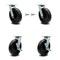 Service Caster 8 Inch Polyolefin Caster Set with Roller Bearings 2 Swivel Lock 2 Brake SCC SCC-30CS820-POR-BSL-2-TLB-2 - alternate 1